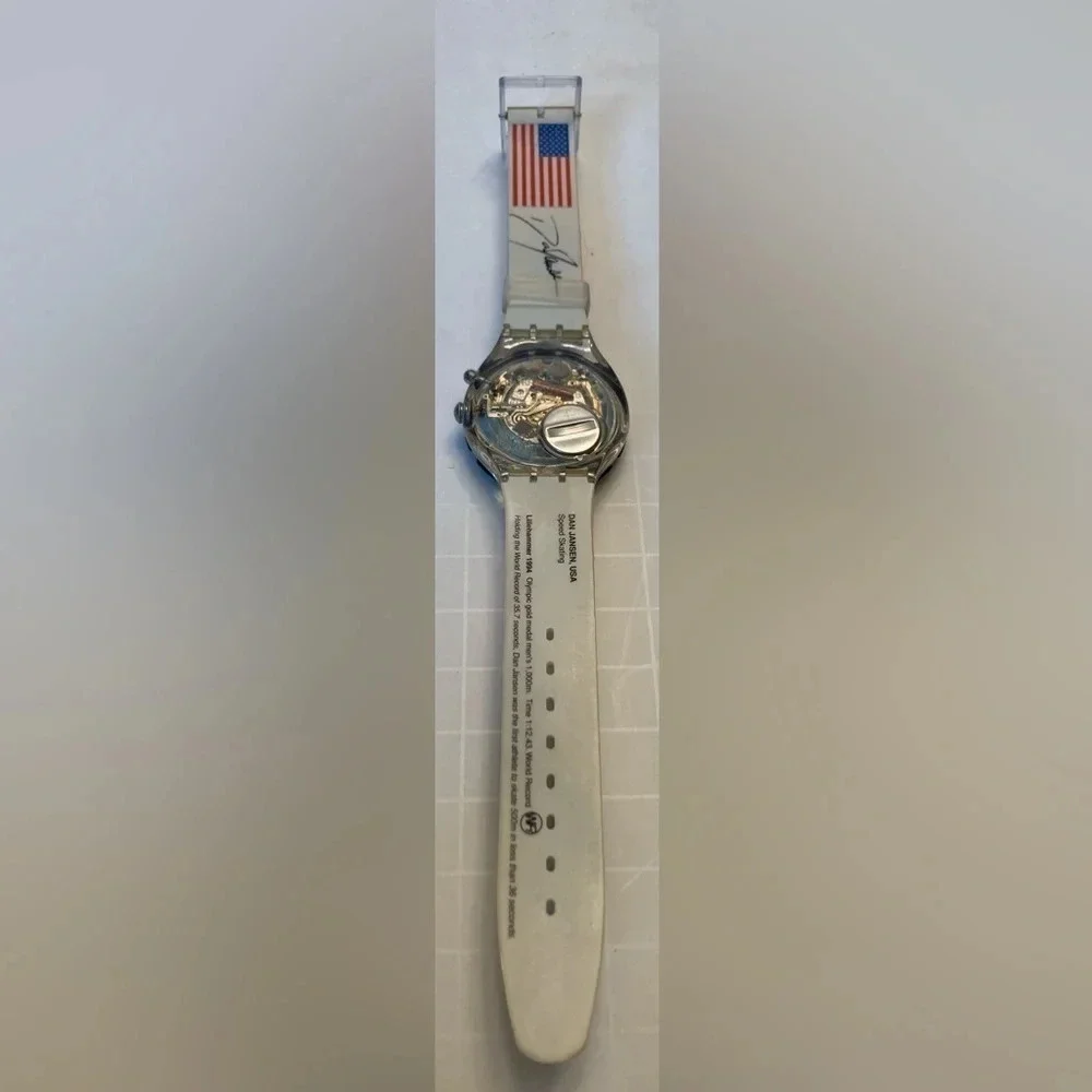 SWATCH Watch Vintage 1996 Atlanta Olympics Dan Jansen Limited Edition Unisex